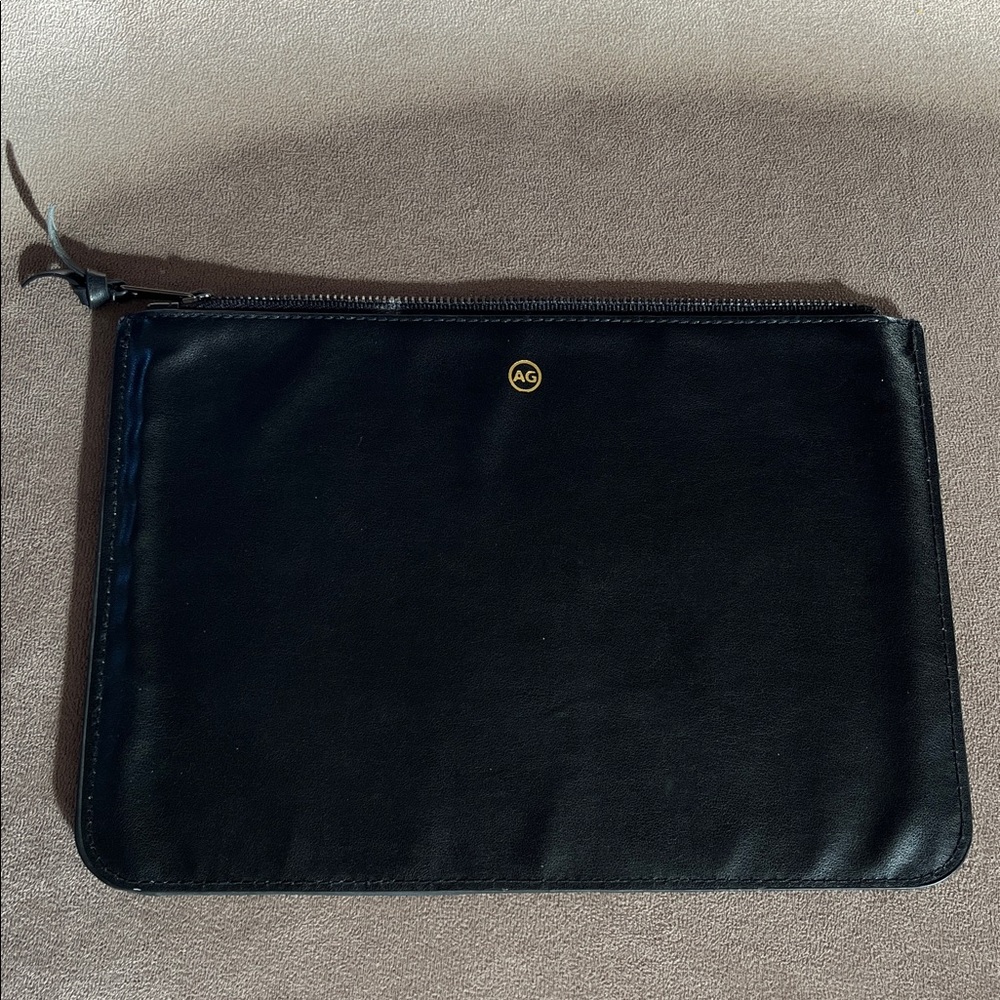 AG Adriano Goldschmied Minimalist black clutch purse pouch
